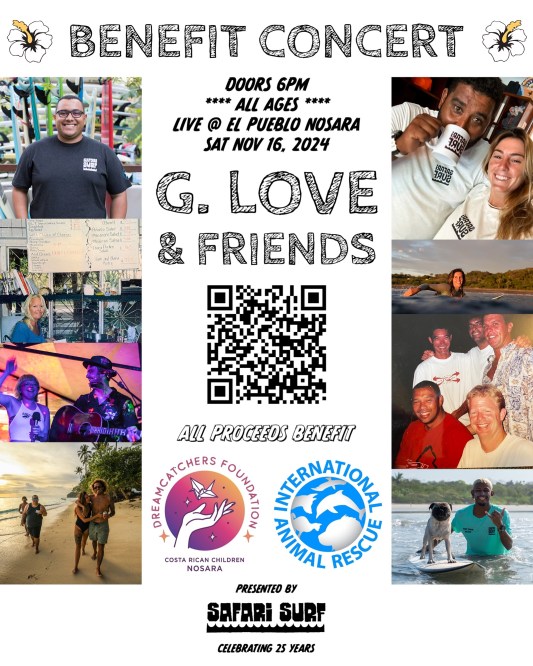 Tim Marsh Announces Safari Surf School’s 25th Anniversary with G Love & Friends Benefit Show Plus 1990’s stories about Garza & Casa Toucan