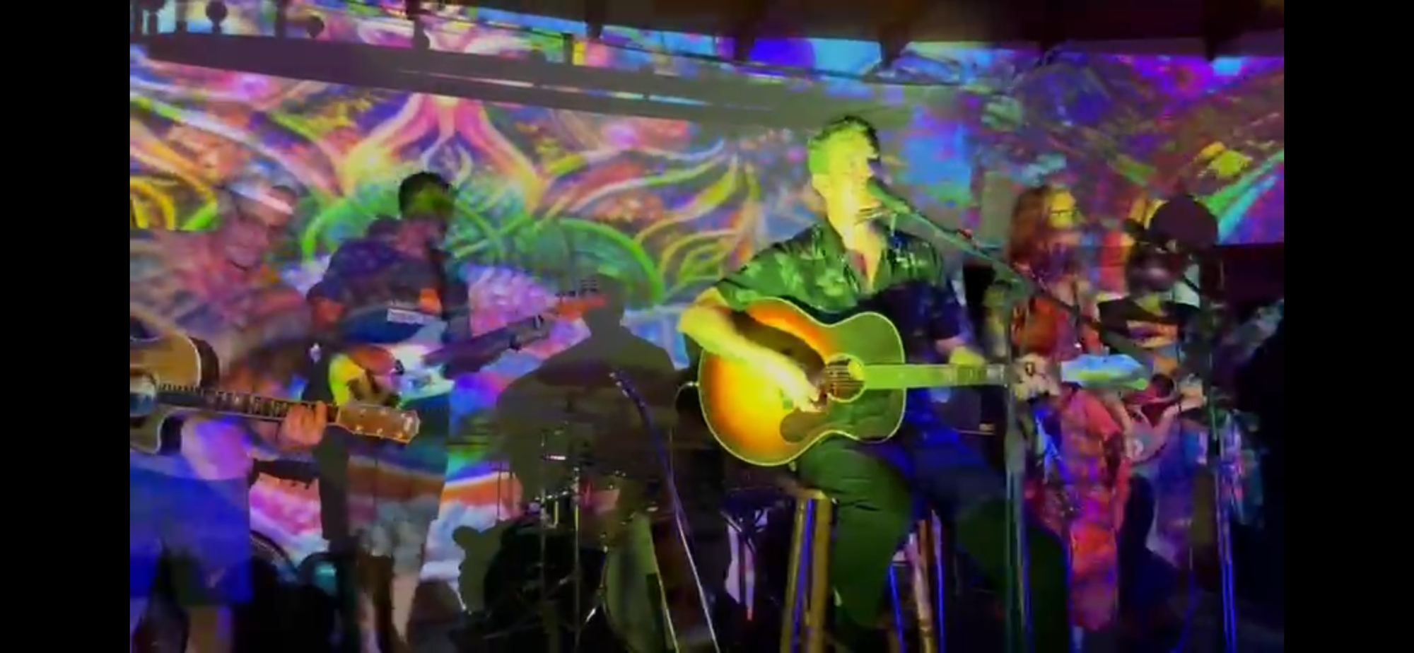 Playing ‘Rainbow’ with G Love onstage in Nosara; Getting back into music is fun & going well
